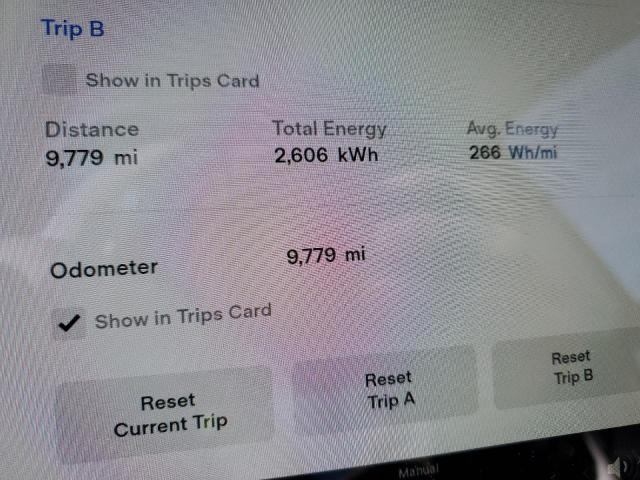 Photo 9 from auction – 2022 TESLA MODEL Y with VIN 7SAYGDEE7NF344415