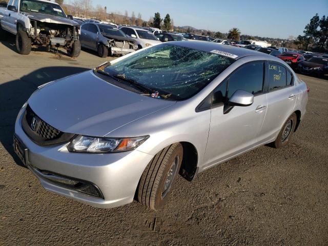 Photo 1 from auction – 2013 HONDA CIVIC LX with VIN 19XFB2F5XDE286567