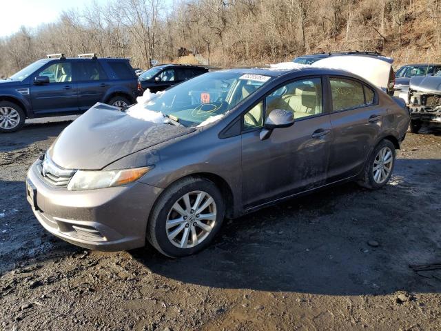 HONDA CIVIC EXL 2012 with VIN 2HGFB2F99CH550143 - Photo from auction