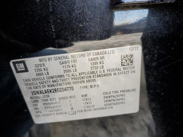 Photo 14 from auction – 2014 CHEVROLET EQUINOX LS with VIN 2GNALAEK2E6204770