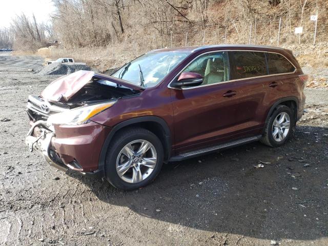 TOYOTA HIGHLANDER 2016 with VIN 5TDDKRFH9GS315898 - Photo from auction