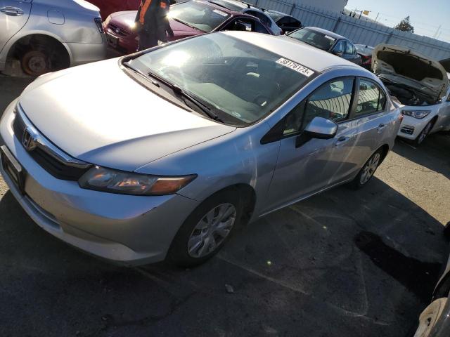 HONDA CIVIC LX 2012 with VIN 19XFB2F52CE365763 - Photo from auction