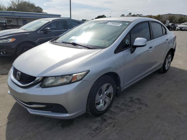 Photo 1 from auction – 2013 HONDA CIVIC LX with VIN 19XFB2F57DE025221