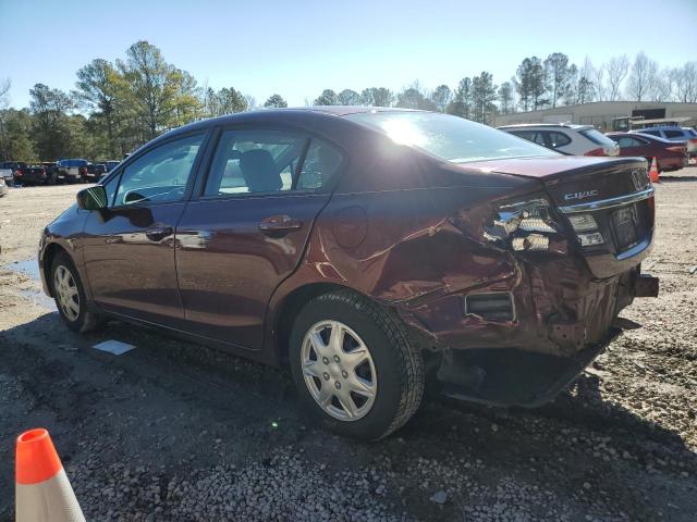 Photo 2 from auction – 2014 HONDA CIVIC LX with VIN 19XFB2F58EE244920