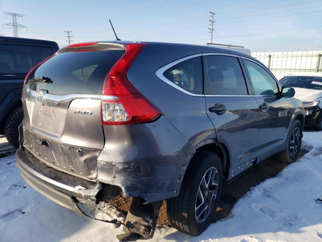Photo 3 from auction – 2016 HONDA CR-V SE with VIN 5J6RM4H40GL093115