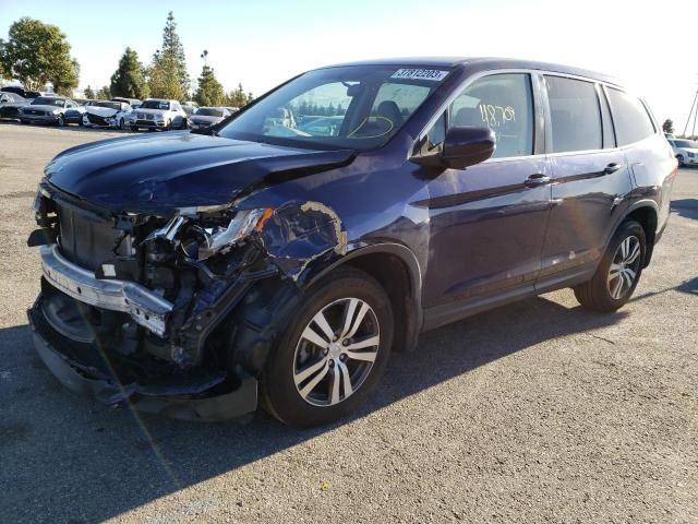 HONDA PILOT EX 2017 with VIN 5FNYF5H34HB036901 - Photo from auction
