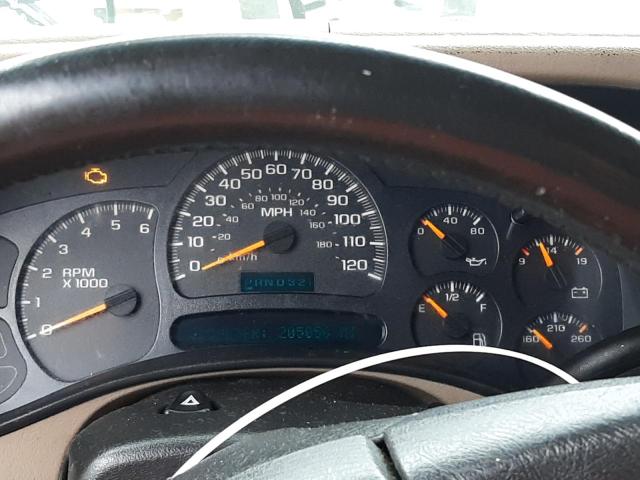 Photo 9 from auction – 2003 CHEVROLET AVALANCHE with VIN 3GNEC13T93G274474