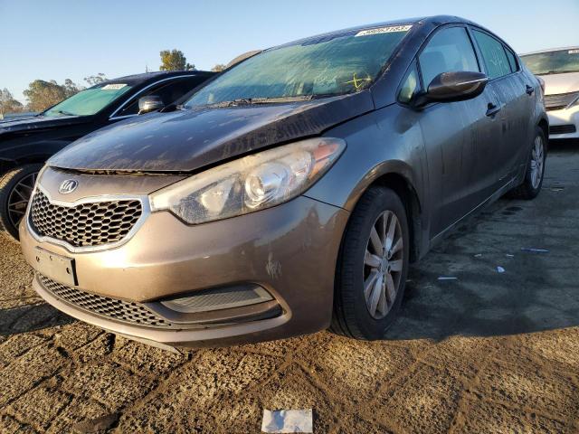 KIA FORTE LX 2014 with VIN KNAFX4A64E5136560 - Photo from auction