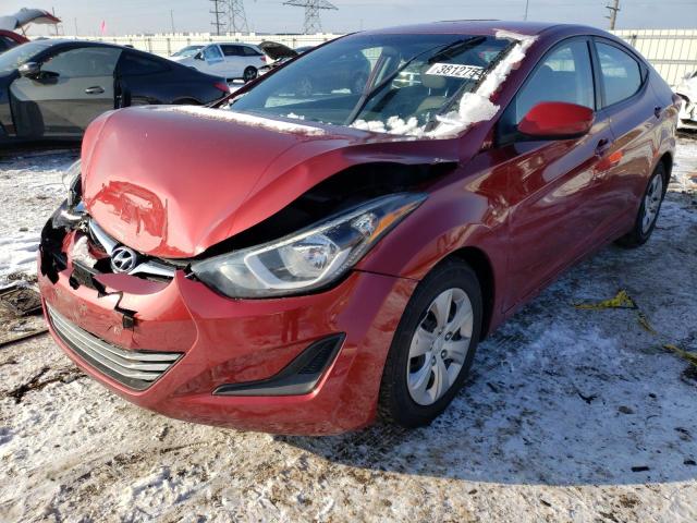 Photo 1 from auction – 2016 HYUNDAI ELANTRA SE with VIN 5NPDH4AE2GH701227