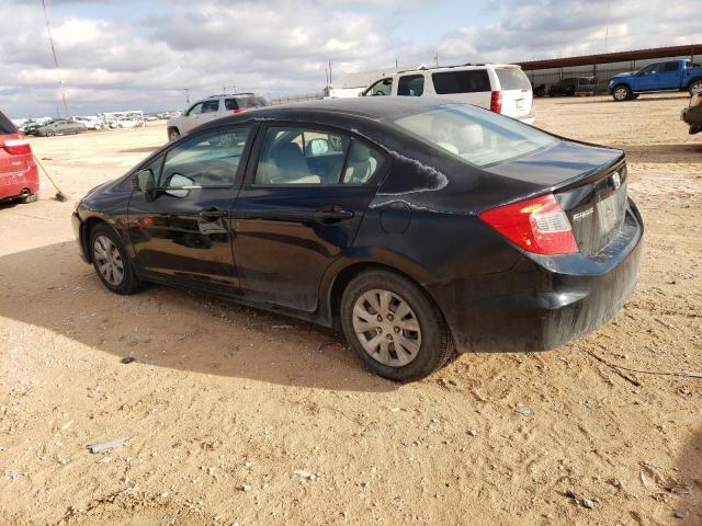 Photo 2 from auction – 2012 HONDA CIVIC LX with VIN 2HGFB2F57CH609915