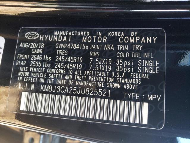 Photo 14 from auction – 2018 HYUNDAI TUCSON VAL with VIN KM8J3CA25JU825521