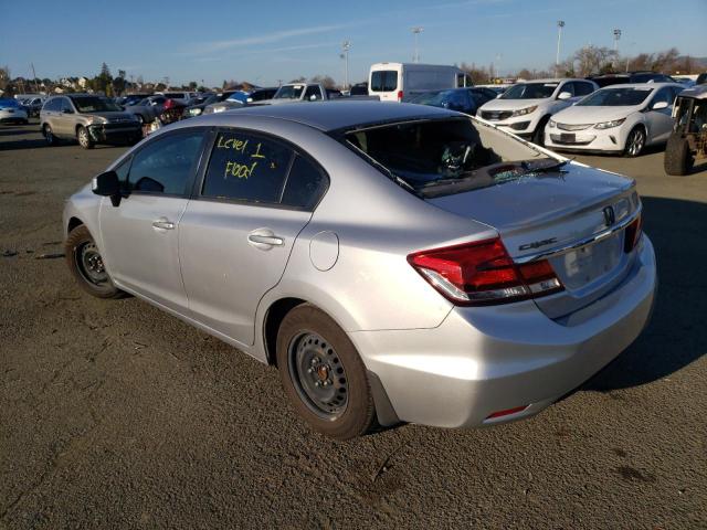 Photo 2 from auction – 2013 HONDA CIVIC LX with VIN 19XFB2F5XDE286567