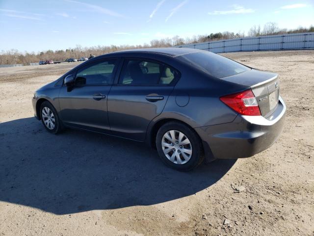 Photo 2 from auction – 2012 HONDA CIVIC LX with VIN 2HGFB2E57CH513283