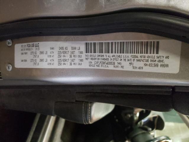 Photo 14 from auction – 2015 JEEP CHEROKEE L with VIN 1C4PJMCB0FW699538