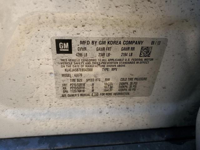 Photo 14 from auction – 2014 BUICK ENCORE with VIN KL4CJASB7EB542068