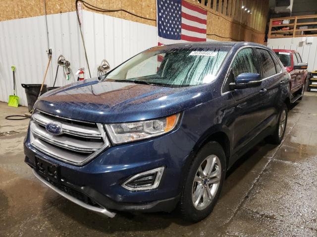FORD EDGE SEL 2017 with VIN 2FMPK4J90HBC45738 - Photo from auction