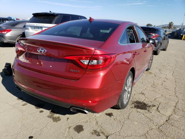 Photo 3 from auction – 2015 HYUNDAI SONATA SPO with VIN 5NPE34AF0FH170989