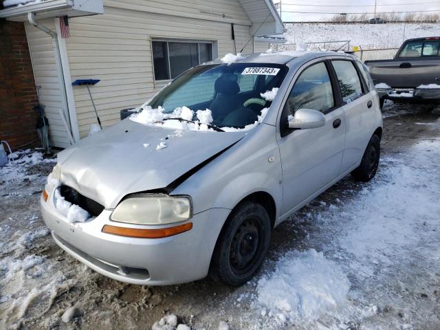 CHEVROLET AVEO BASE 2007 with VIN KL1TD66647B744397 - Photo from auction