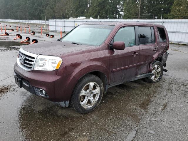 HONDA PILOT EXL 2012 with VIN 5FNYF4H53CB054438 - Photo from auction