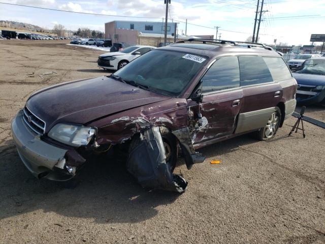 SUBARU LEGACY OUT 2000 with VIN 4S3BH6862Y7648374 - Photo from auction