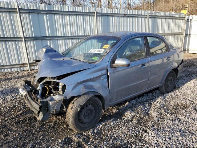 CHEVROLET AVEO BASE 2007 with VIN KL1TD56667B100247 - Photo from auction