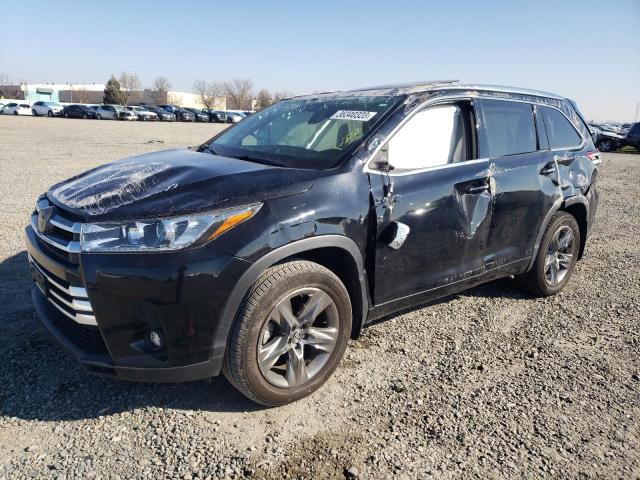 TOYOTA HIGHLANDER 2019 with VIN 5TDDZRFH5KS970581 - Photo from auction