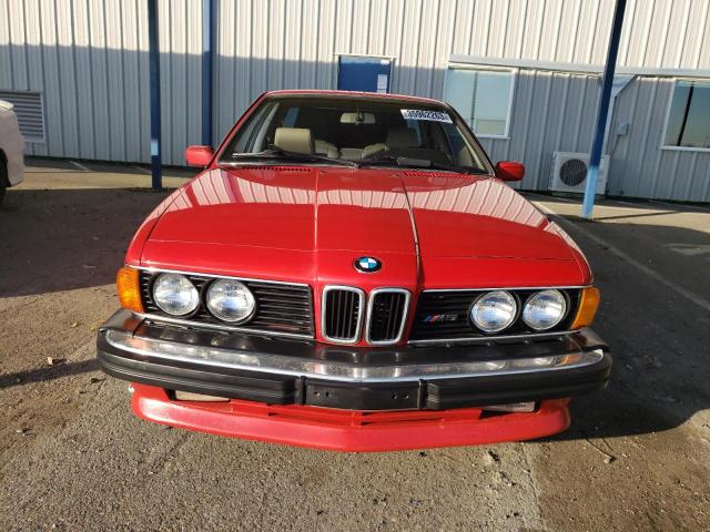 Photo 5 from auction – 1987 BMW M6 with VIN WBAEE1409H2560670