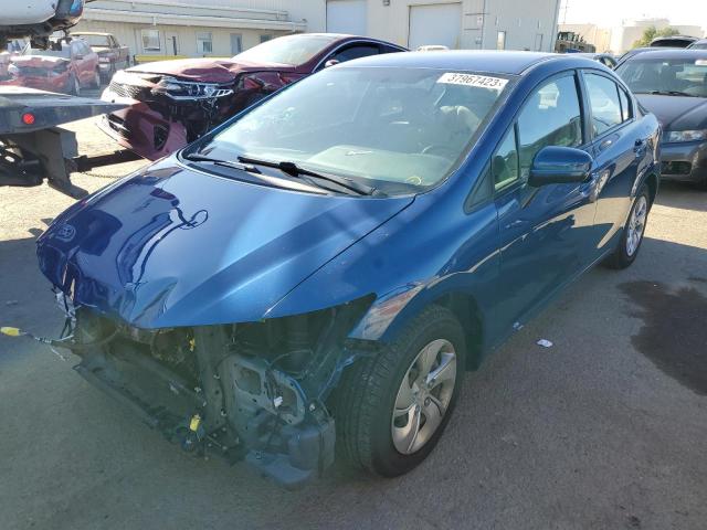 HONDA CIVIC LX 2015 with VIN 19XFB2F50FE206776 - Photo from auction