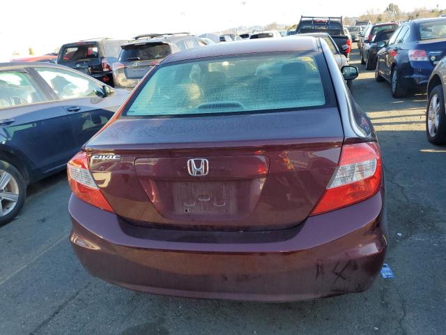 Photo 6 from auction – 2012 HONDA CIVIC EXL with VIN 19XFB2F90CE335485