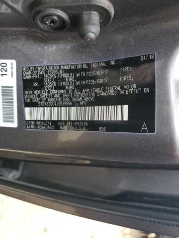 Photo 14 from auction – 2018 TOYOTA SIENNA XLE with VIN 5TDYZ3DC4JS939956
