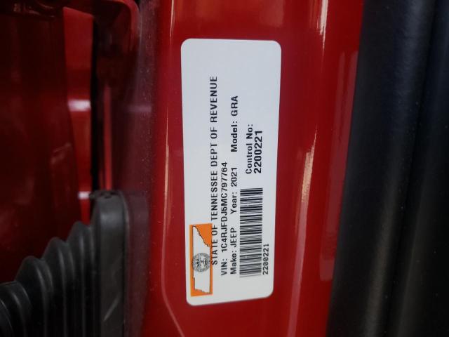 Photo 10 from auction – 2021 JEEP GRAND CHER with VIN 1C4RJFDJ5MC797764