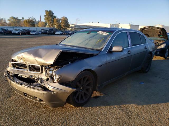BMW 745 LI 2002 with VIN WBAGN63492DR06190 - Photo from auction