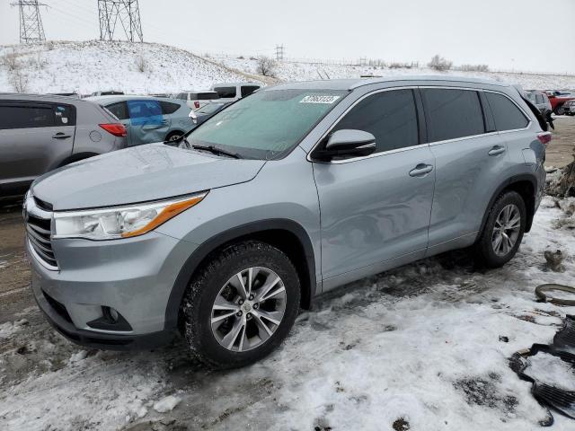 TOYOTA HIGHLANDER 2014 with VIN 5TDJKRFH2ES016463 - Photo from auction