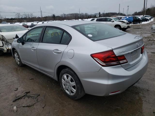 Photo 2 from auction – 2014 HONDA CIVIC LX with VIN 19XFB2F57EE245296