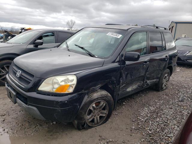 HONDA PILOT EXL 2004 with VIN 5FNYF18594B001792 - Photo from auction