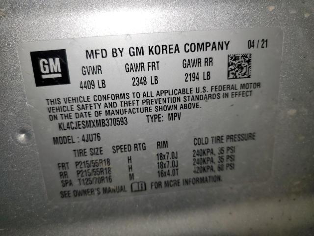 Photo 14 from auction – 2021 BUICK ENCORE PRE with VIN KL4CJESMXMB370593