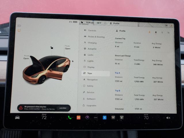 Photo 9 from auction – 2022 TESLA MODEL 3 with VIN 5YJ3E1EA6NF370352