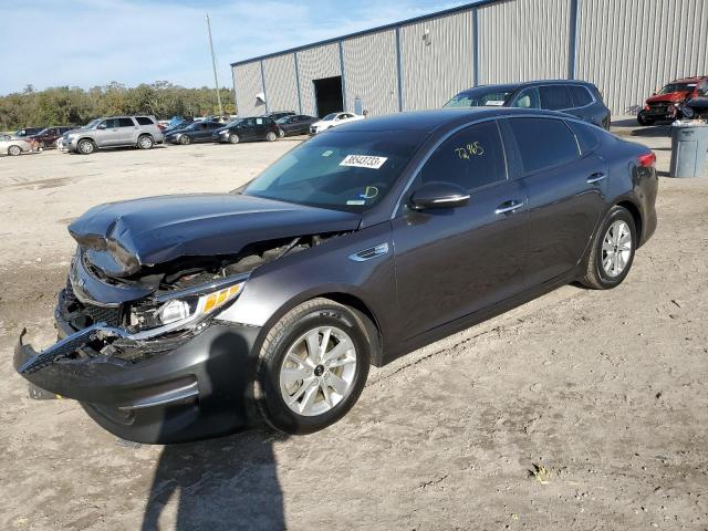 KIA OPTIMA LX 2018 with VIN KNAGT4L33J5212301 - Photo from auction