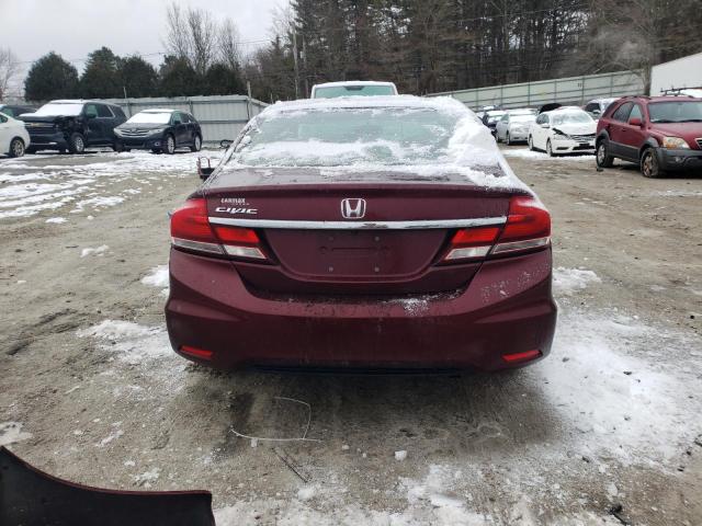 Photo 6 from auction – 2013 HONDA CIVIC LX with VIN 19XFB2F53DE259842