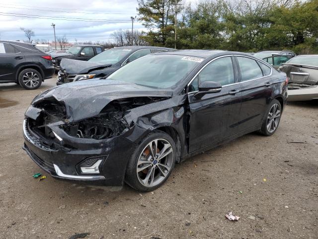 FORD FUSION TIT 2019 with VIN 3FA6P0D96KR186523 - Photo from auction