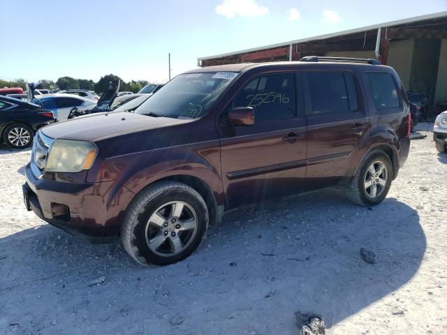 HONDA PILOT EXL 2009 with VIN 5FNYF38589B002385 - Photo from auction