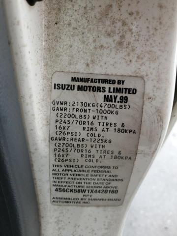 Photo 14 from auction – 1999 HONDA PASSPORT E with VIN 4S6CK58W1X4420160