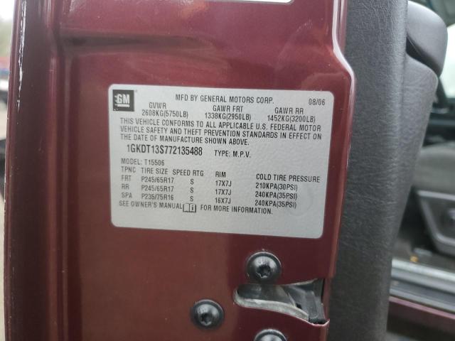 Photo 14 from auction – 2007 GMC ENVOY with VIN 1GKDT13S772135488