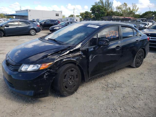 Zdjęcie 1 z aukcji – 2012 HONDA CIVIC LX z VIN 19XFB2F59CE046263
