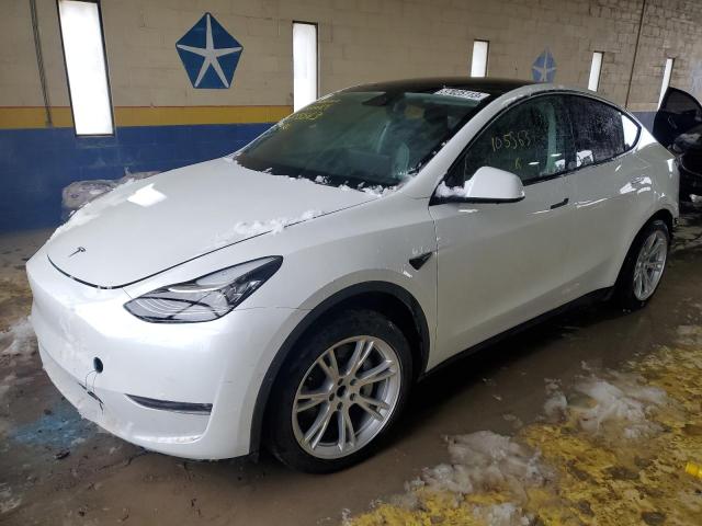 TESLA MODEL Y 2021 with VIN 5YJYGDED7MF105563 - Photo from auction