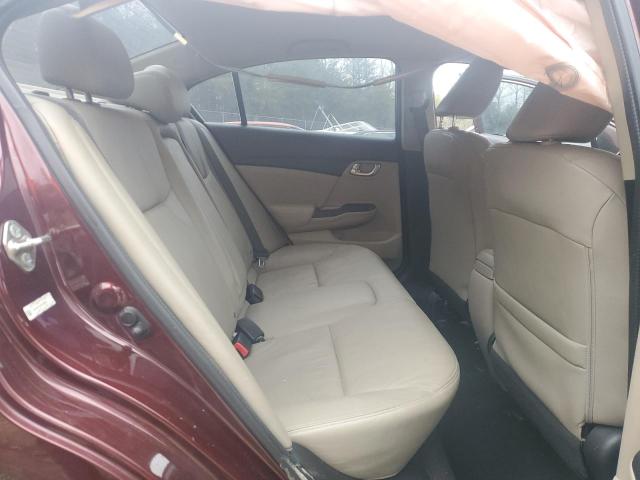 Photo 10 from auction – 2013 HONDA CIVIC EXL with VIN 19XFB2F91DE008045