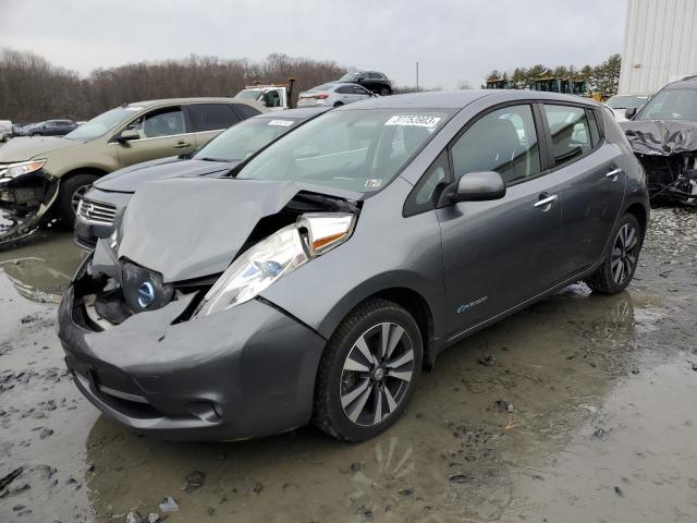 NISSAN LEAF S 2015 with VIN 1N4AZ0CP7FC325129 - Photo from auction