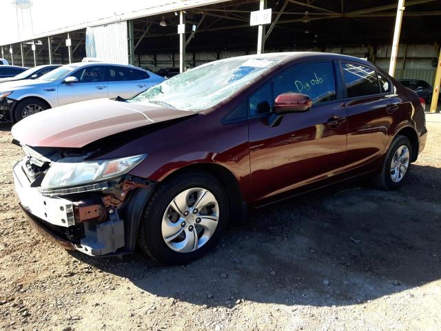 HONDA CIVIC LX 2015 with VIN 19XFB2F50FE097090 - Photo from auction