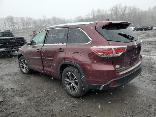 Photo 2 from auction – 2016 TOYOTA HIGHLANDER with VIN 5TDJKRFH4GS352991