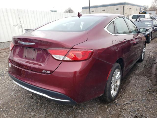 Photo 3 from auction – 2016 CHRYSLER 200 LIMITE with VIN 1C3CCCAB6GN151772